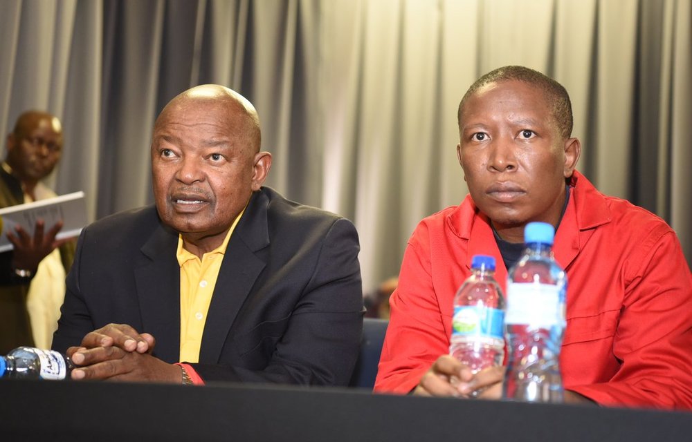 Malema lost his cool and appeared to be chastising Lekota while members of the public were making oral submissions.