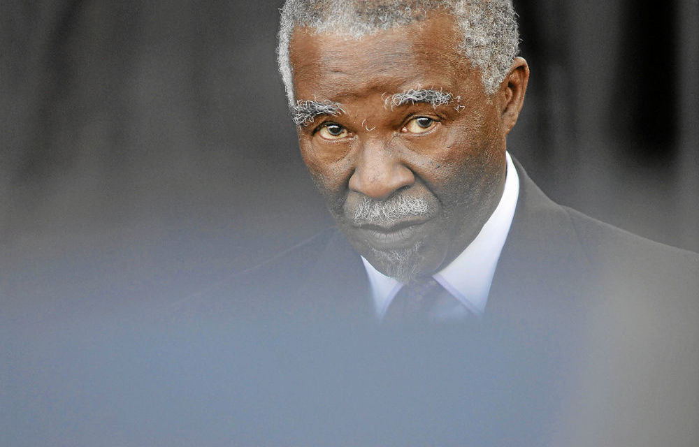 Thabo Mbeki's testimony in the arms deal commission was postponed after his mother's death.