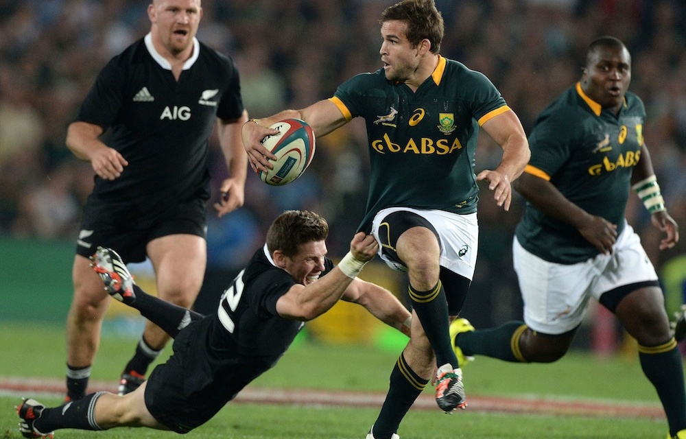 Getting a run: Scrumhalf Cobus Reinach gets a chance to start against England.