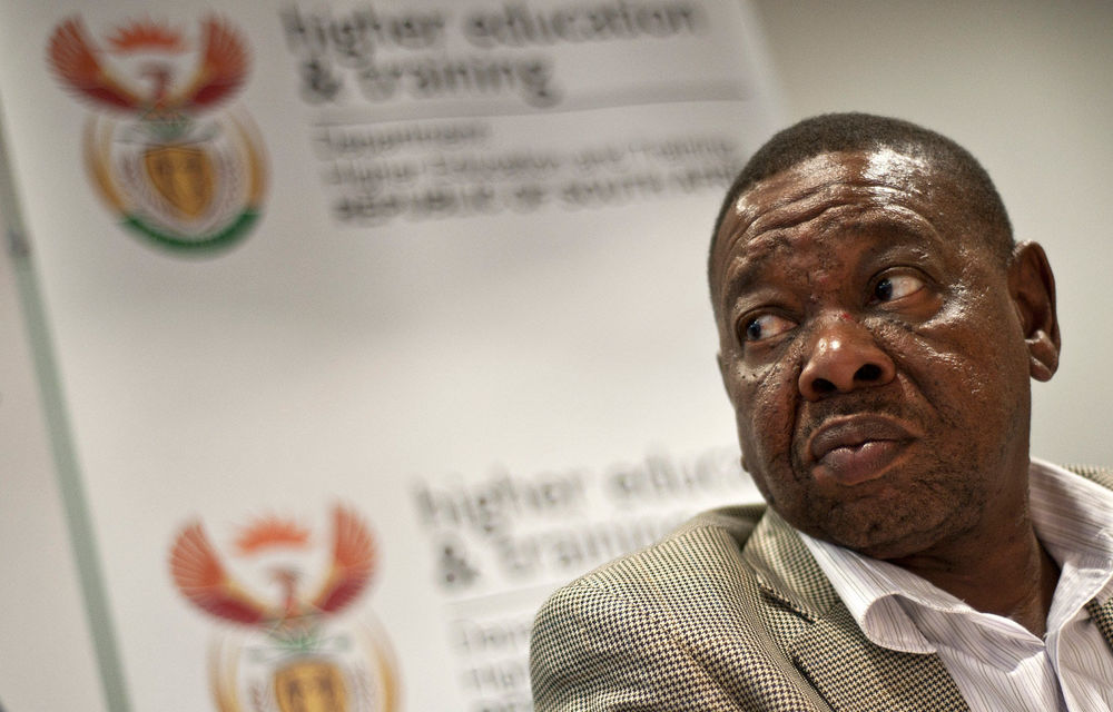 Blade Nzimande admitted to hospital