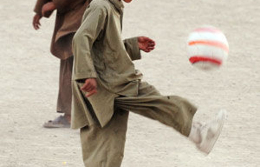 Soccer gives Pakistan’s badland children hope