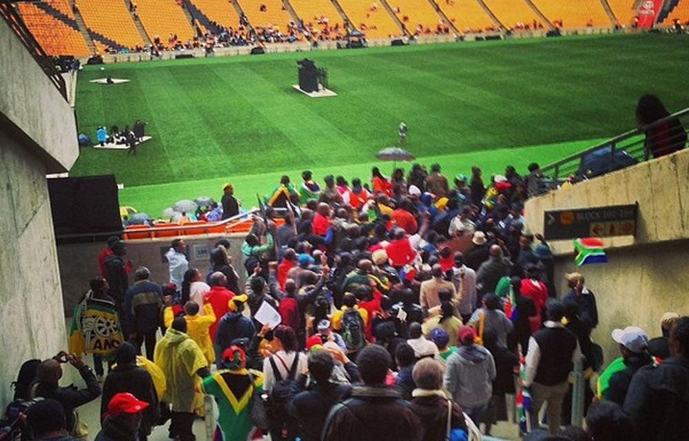 FNB Stadium in Soweto.