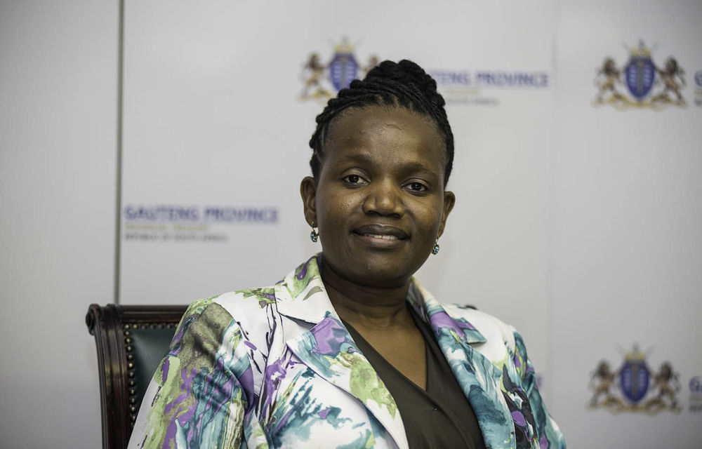 Leading lady: The head of the Gauteng treasury department