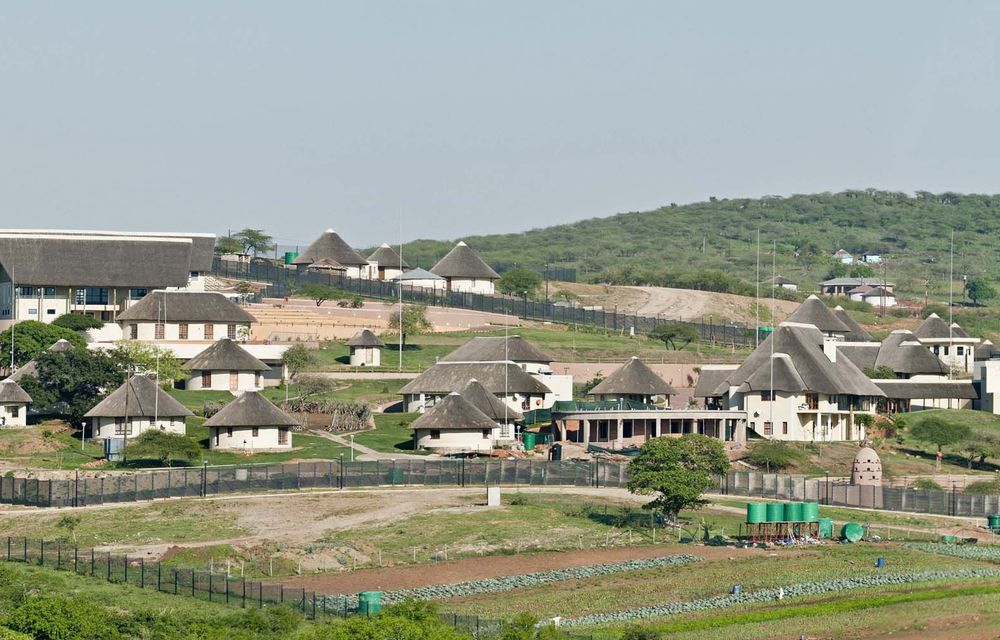 President Jacob Zuma's homestead at Nkandla.