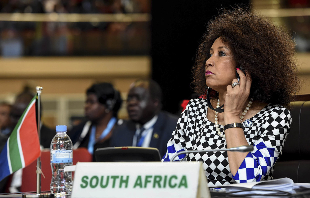 Renewal: International Relations Minister Lindiwe Sisulu wants to revive South Africa’s influence in Africa.