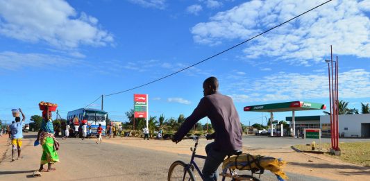 Macomia district in the province of Cabo Delgado