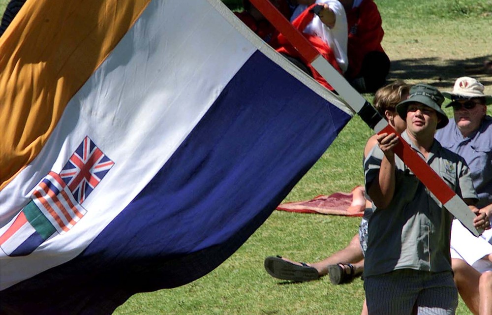 The old apartheid flag.