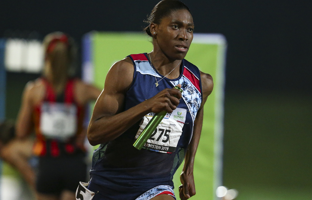 South Africa's double Olympic champion Caster Semenya.