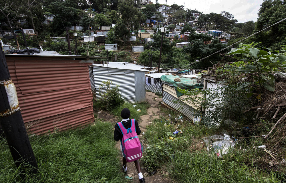 Shanty town: Burnwood informal settlement