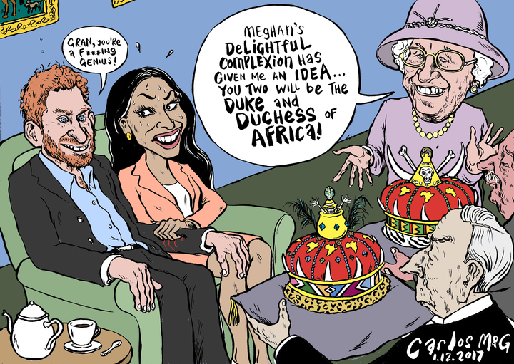 Carlos: Introducing the Duke and Duchess of Africa!
