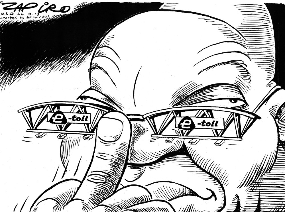 Zapiro: Zuma and e-tolls