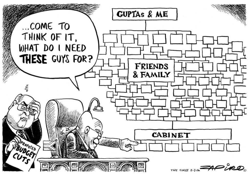 Zapiro: With friends and Guptas like these, who needs a Cabinet?
