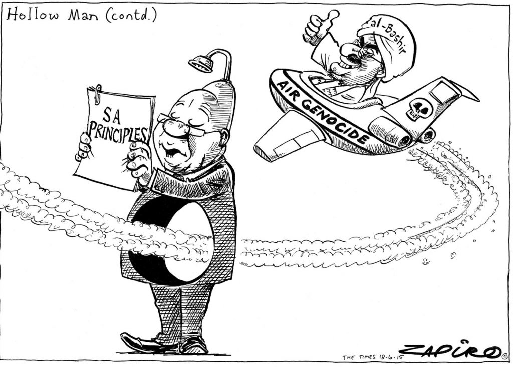 Zapiro: Hollow man, hollow principles