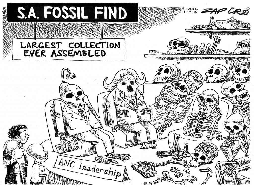 Zapiro: What will future generations make of the ANC fossils?