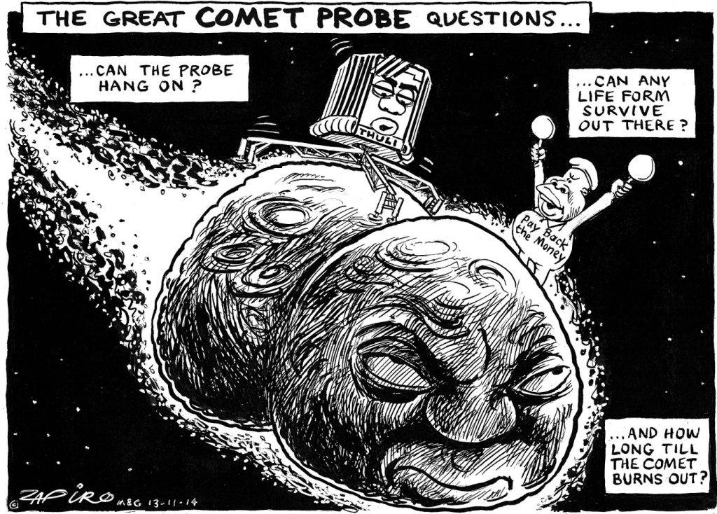 Zapiro: The great comet probe questions