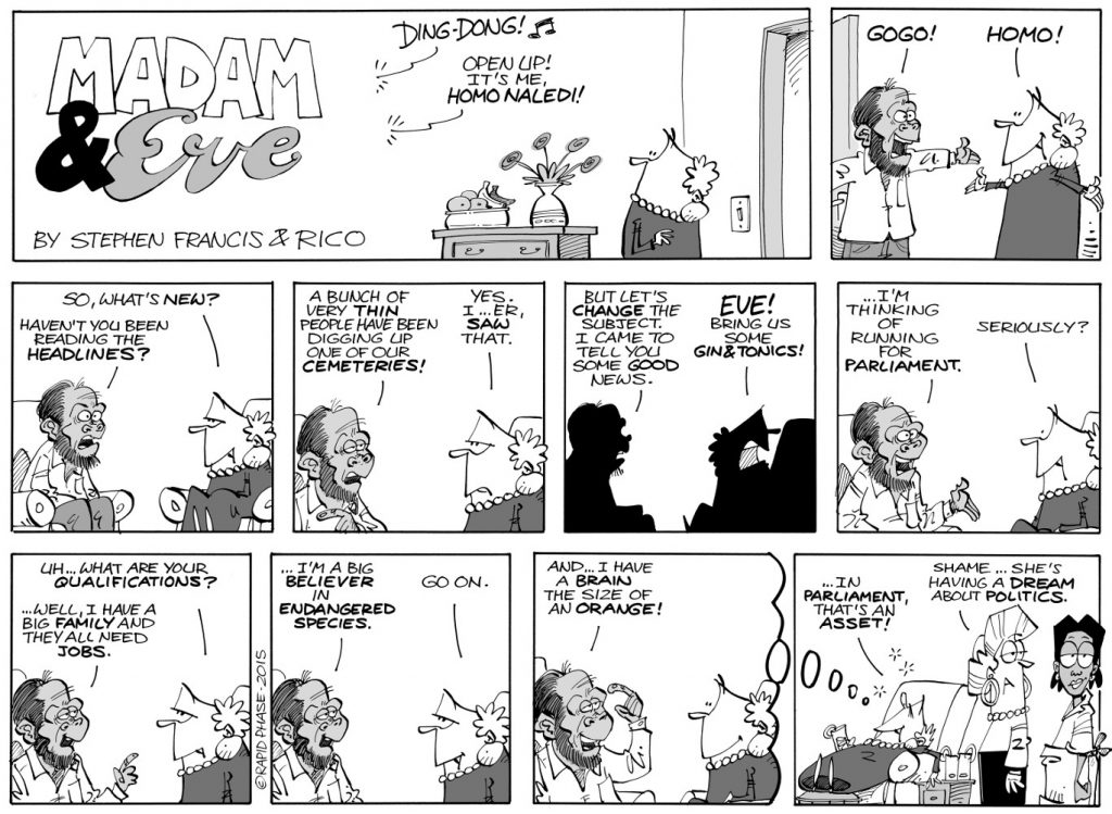Madam and Eve: Open up! It’s me, Homo Naledi