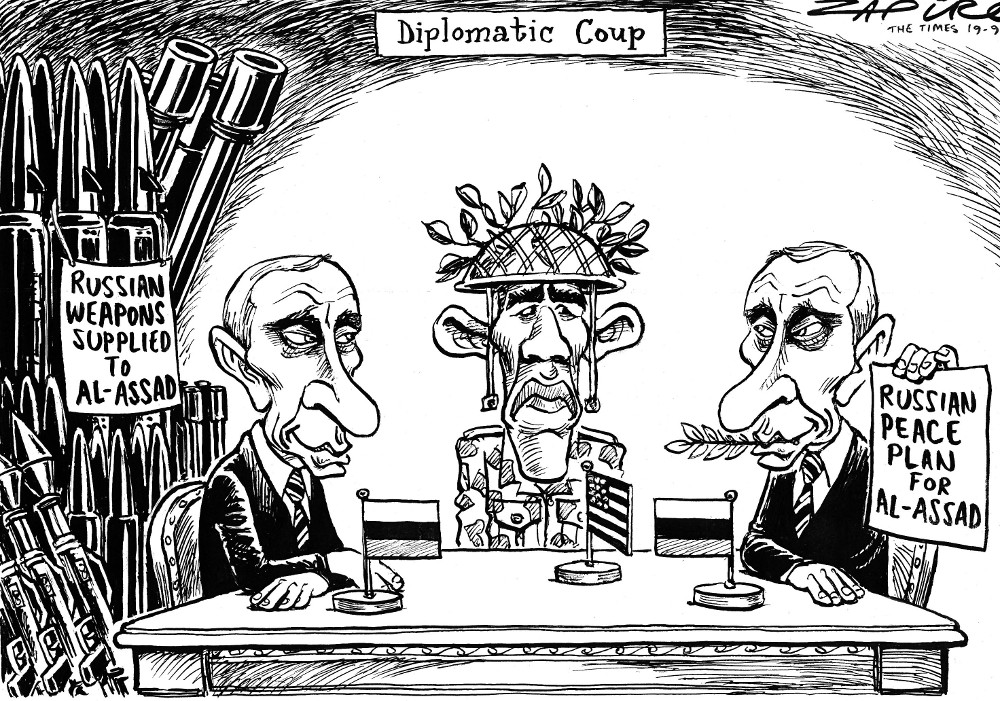 Zapiro: Russia and al-Assad