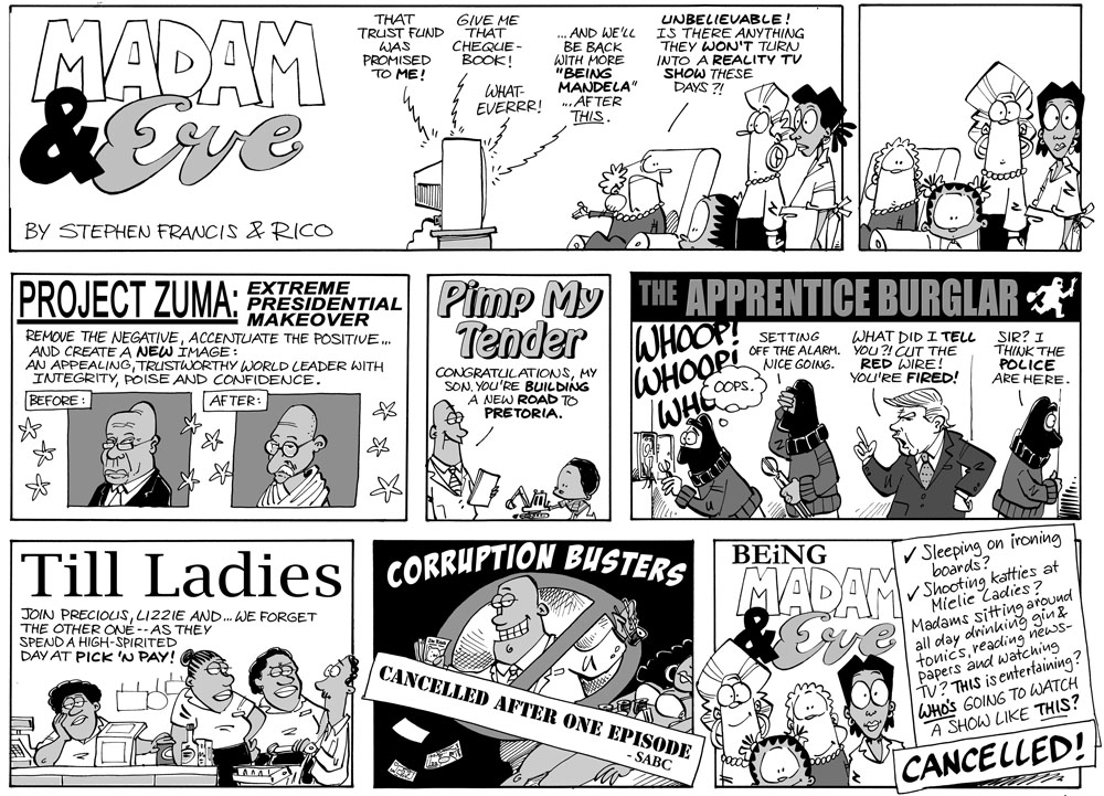 Zapiro: Reality-TV-crazed nation