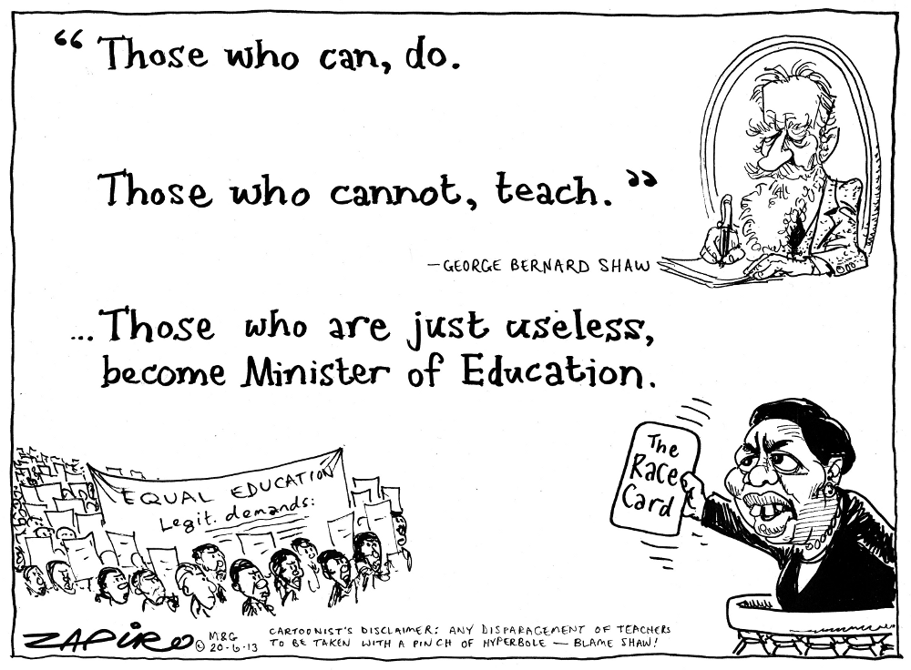Zapiro: How to be an education minister