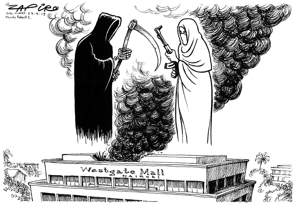 Zapiro: Death and despair at Nairobi’s Westgate mall
