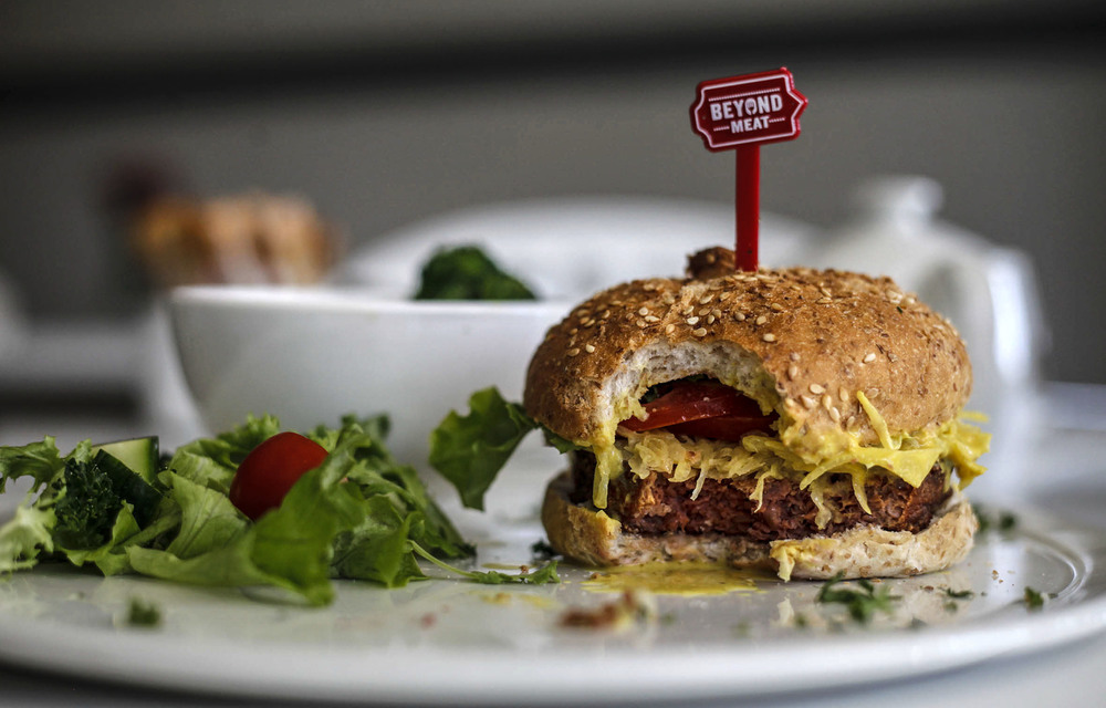 Taste of things to come: The Beyond Burger at a café in Greenside