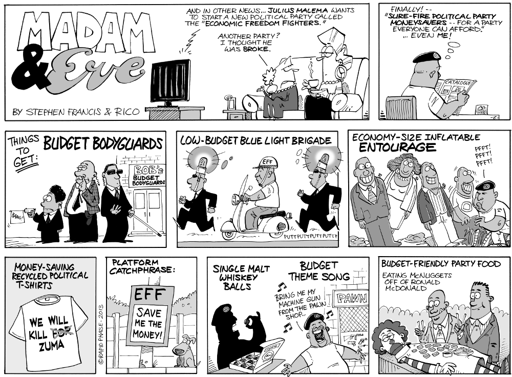 Madam and Eve: A Malema party