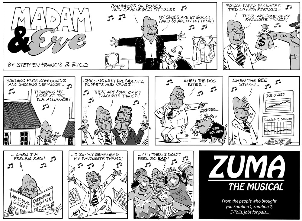 Madam and Eve: ‘Zuma’ – the musical