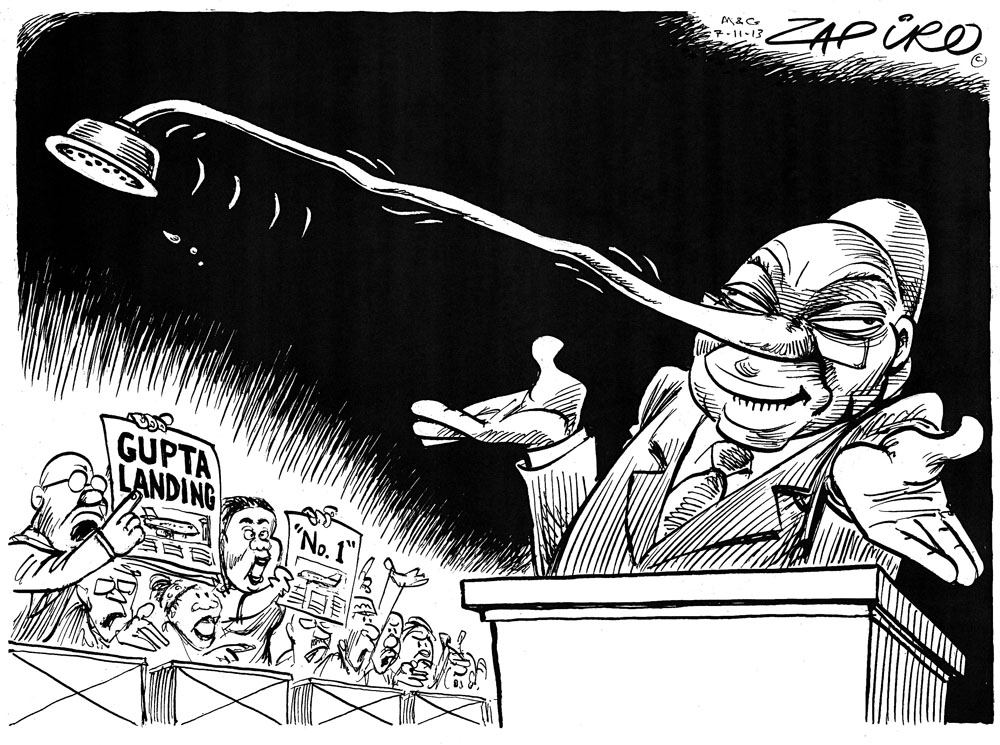 Zapiro: Zuma, the Gupta landing and Number 1