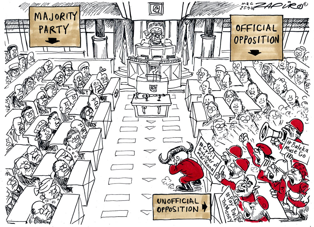 Zapiro: The EFF and Baleka Mbete