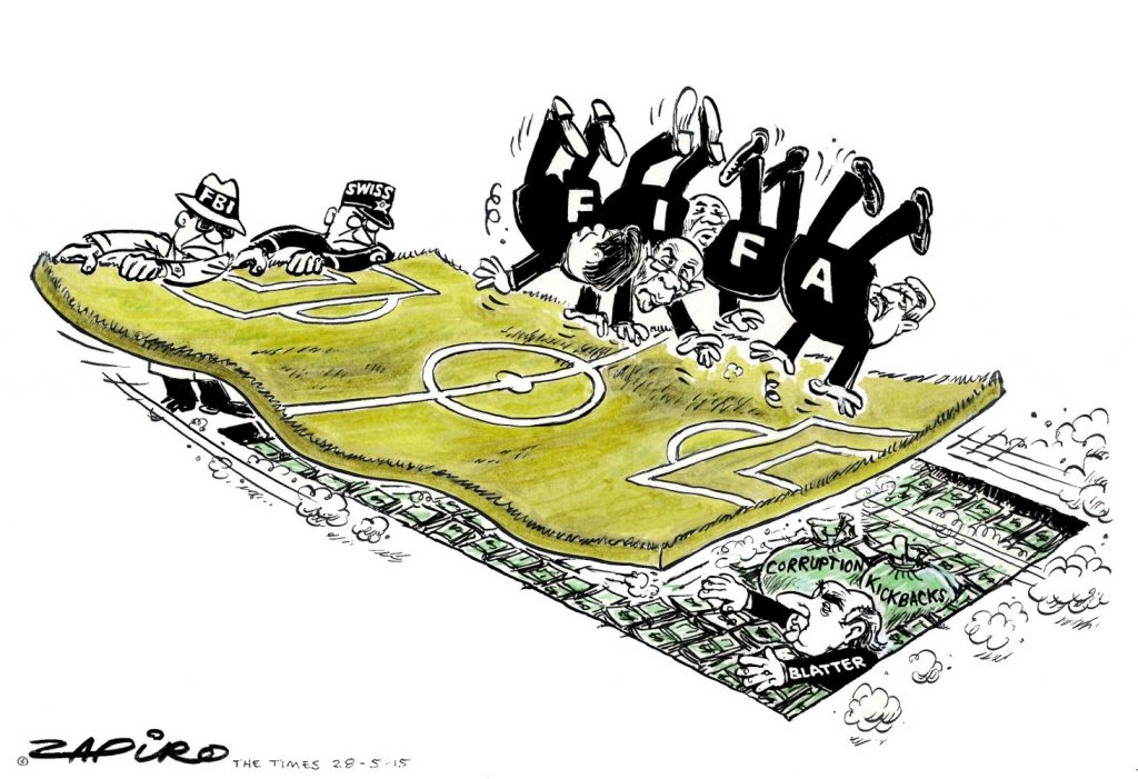 Zapiro: Fifa: A field of corruption