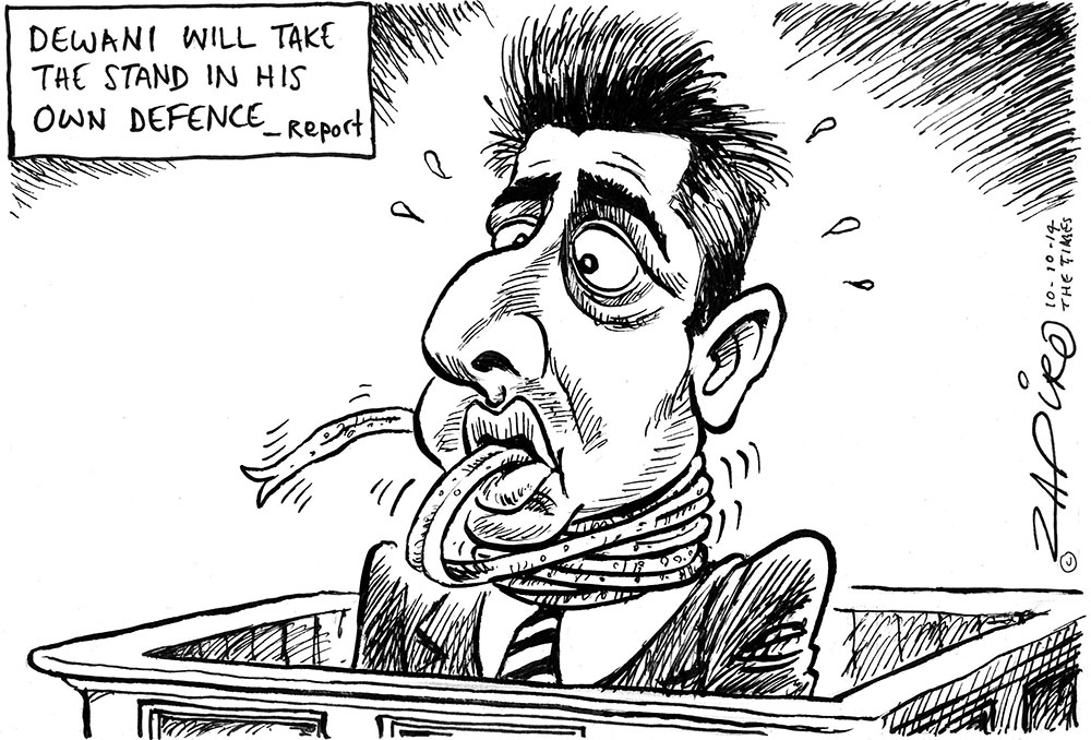 Zapiro: Dewani choked with his forked tongue