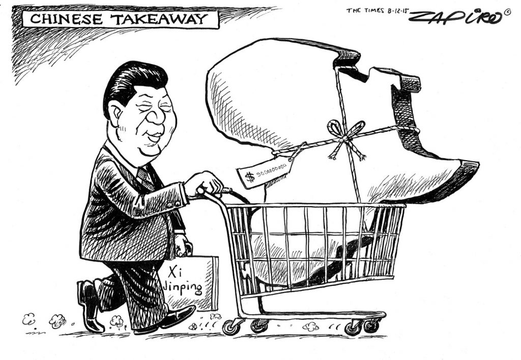 Zapiro: Africa becomes a Chinese takeaway