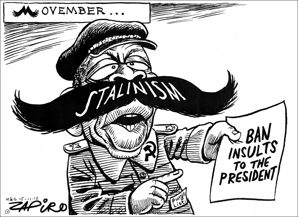 Zapiro: Stalinism and insults