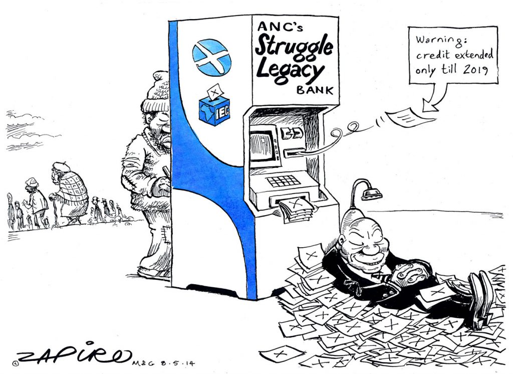 Zapiro: Jacob Zuma, ANC and the 2014 elections