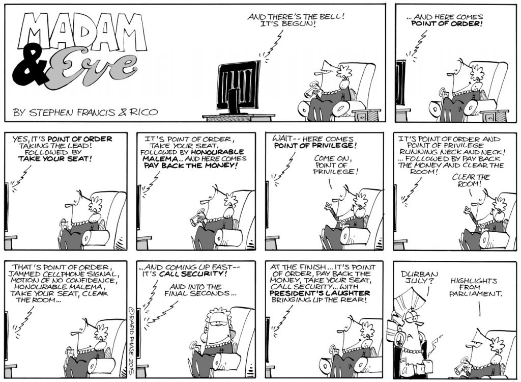 Madam and Eve: Parliament handicap