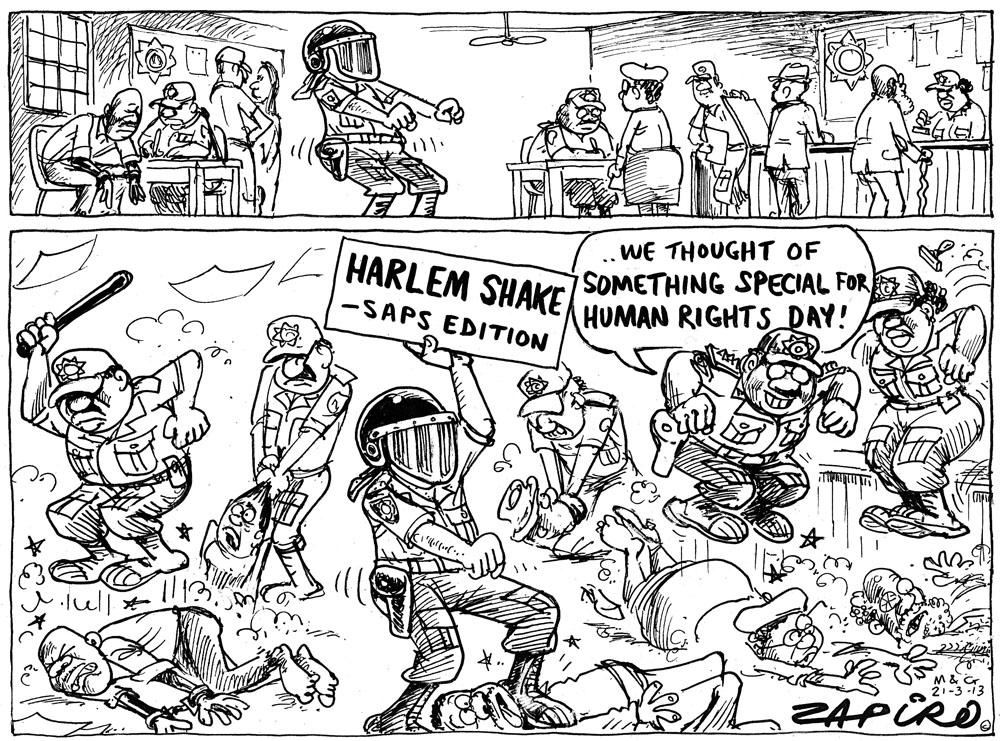 Zapiro: The SAPS shake