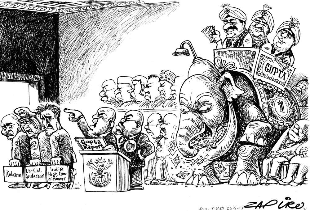 Zapiro: Gupta report: The elephant in the room