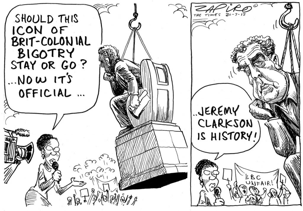 Zapiro: “No country for old, colonial bigots”