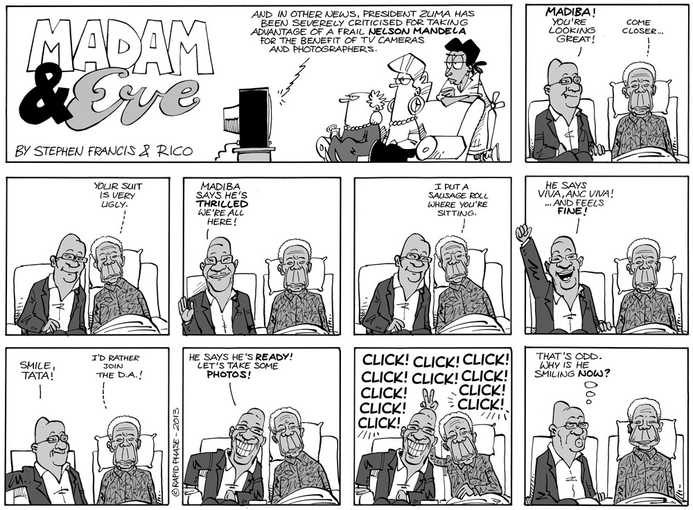 Madam and Eve: A visit to Madiba