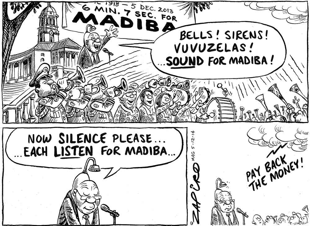 Zapiro: Madiba’s take on Nkandla