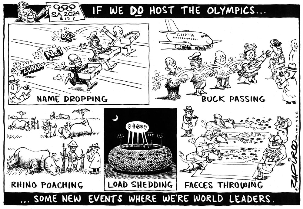 Zapiro: What if SA hosted the 2024 Olympics?