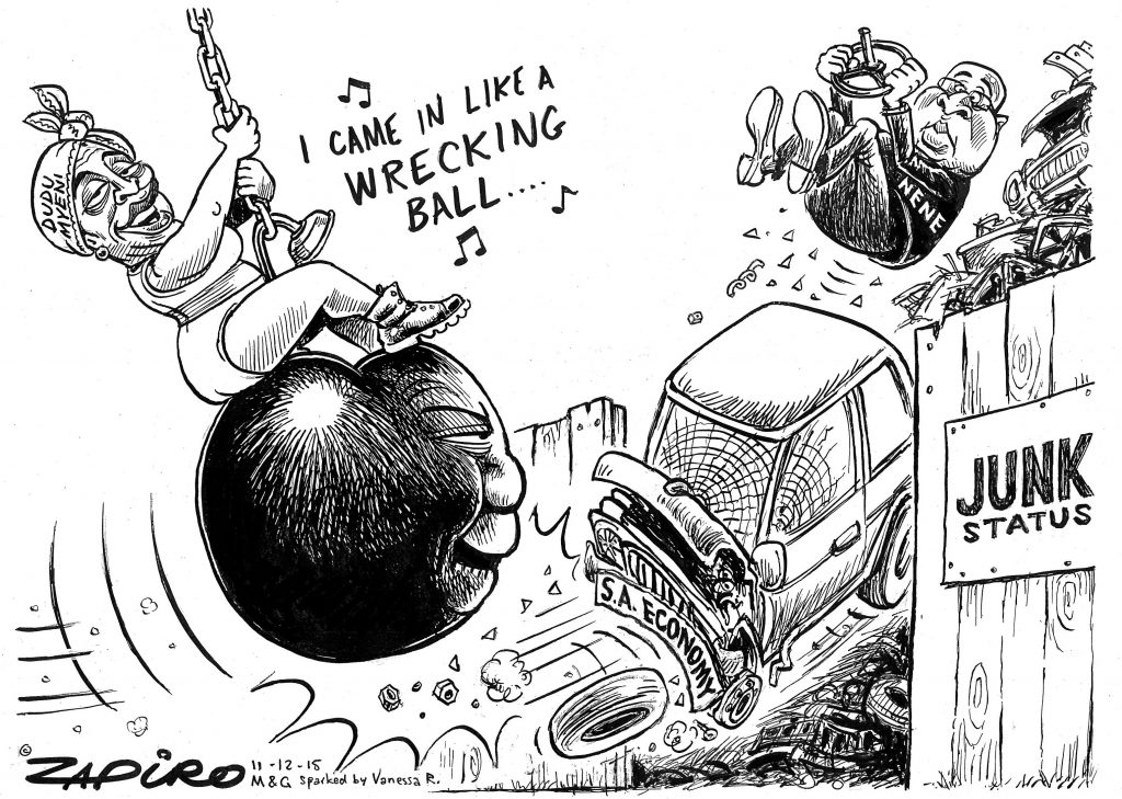 Zapiro: Nene axed: Myeni rides the wrecking Zuma