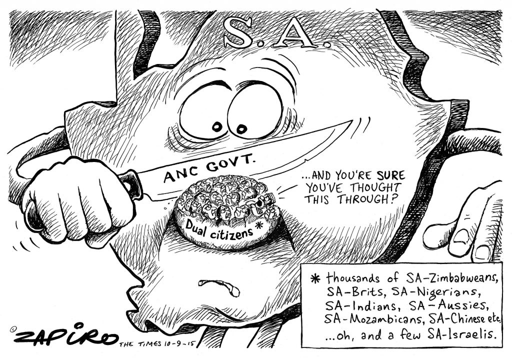 Zapiro: Cutting off the nose to spite the Israelis