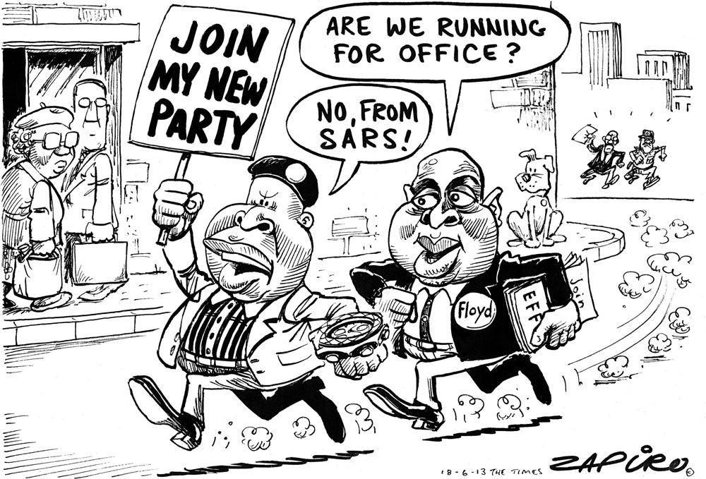 Zapiro: Malema and Shivambu: Running for office