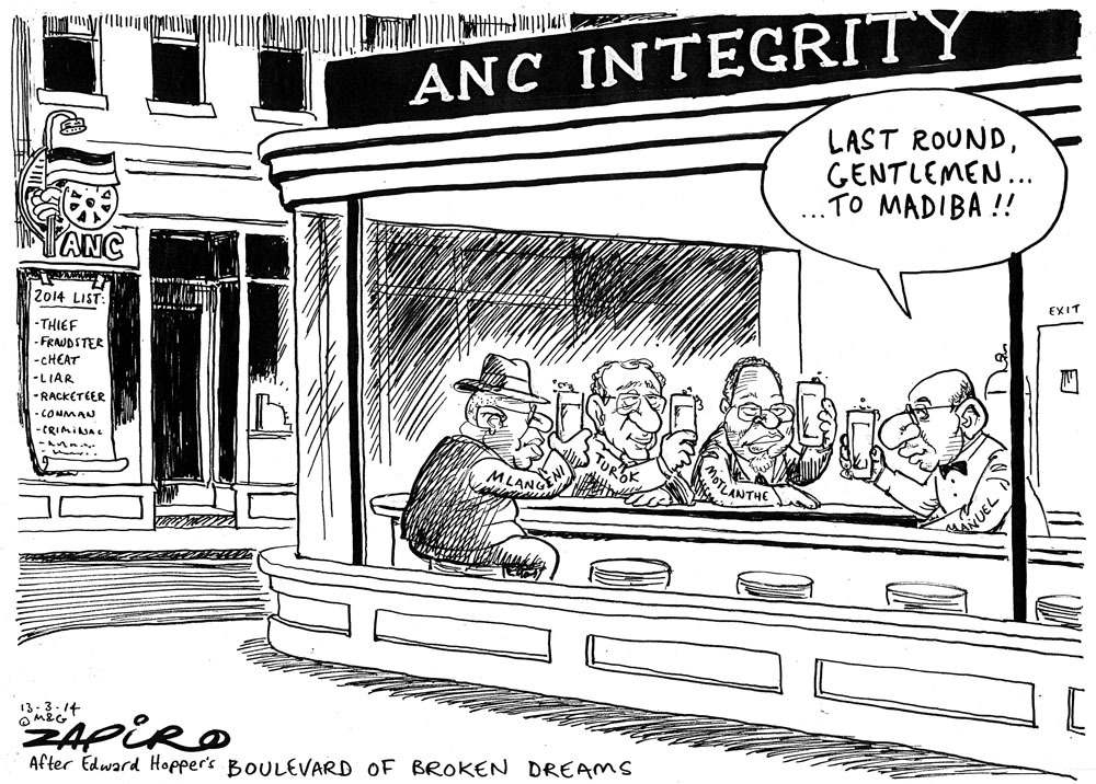 Zapiro: Integrity and the ANC’s list of candidates