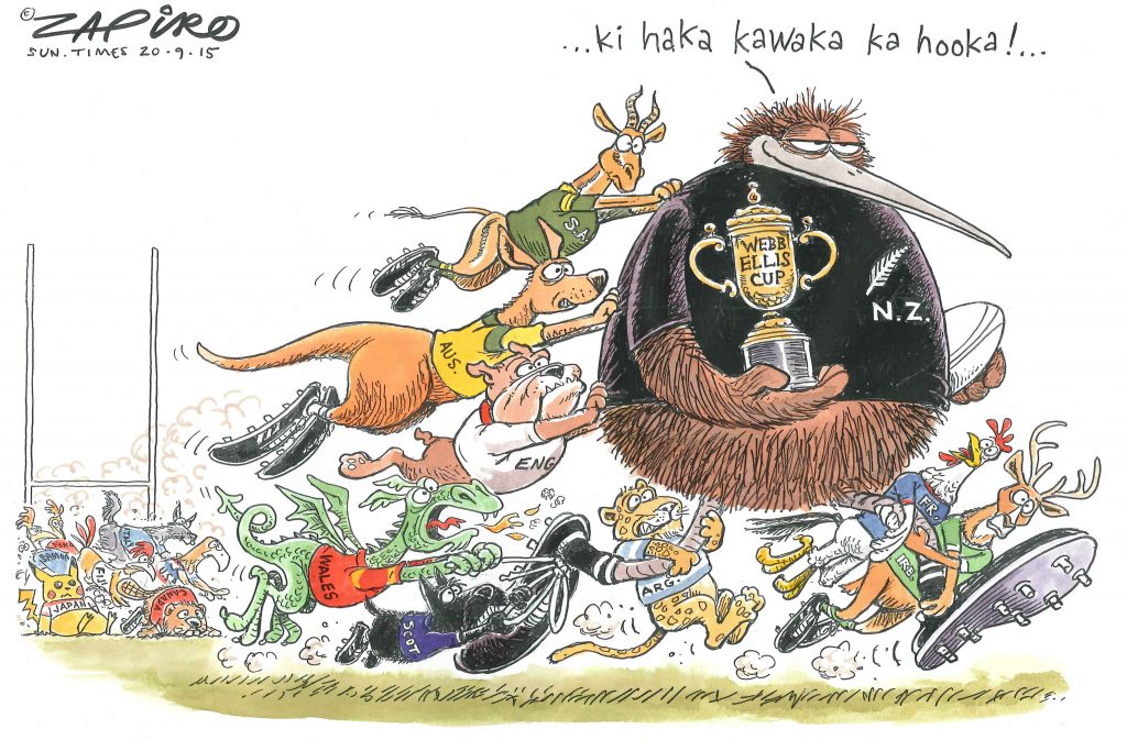 Zapiro: Can anyone stop the mighty Kiwis?