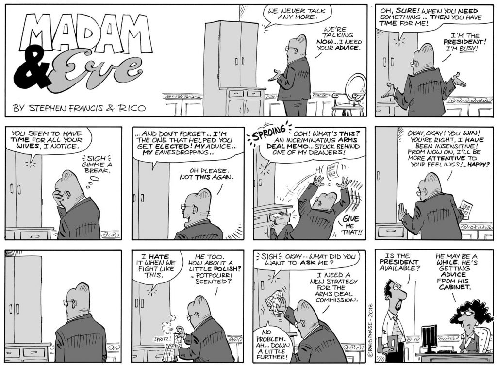 Madam and Eve: Zuma’s talking cabinet