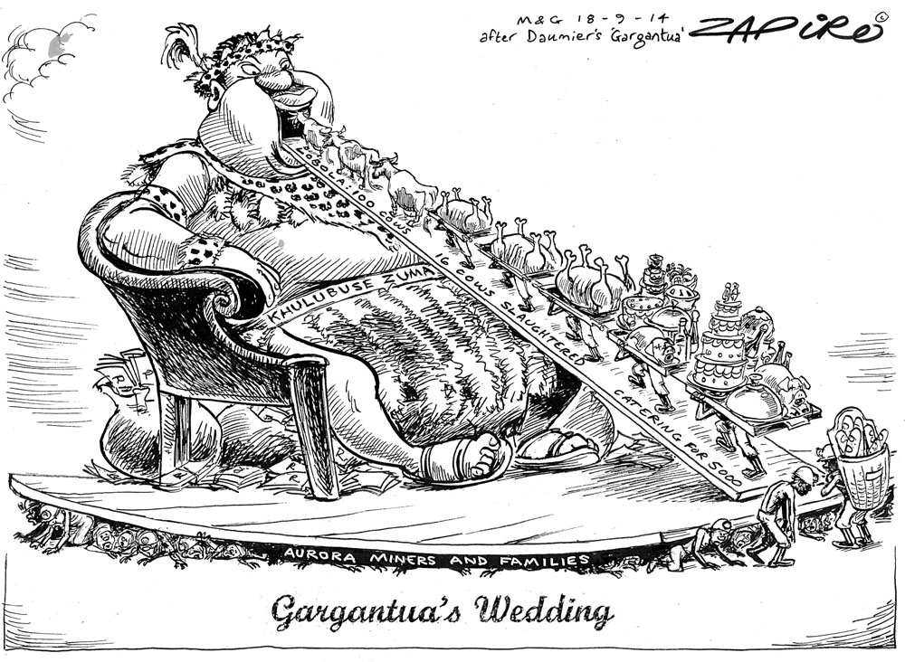 Zapiro: Khulubuse Zuma’s giant feast