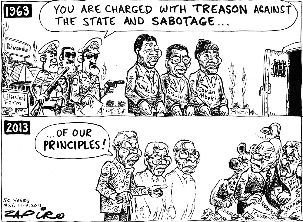 Zapiro: Charged with treason