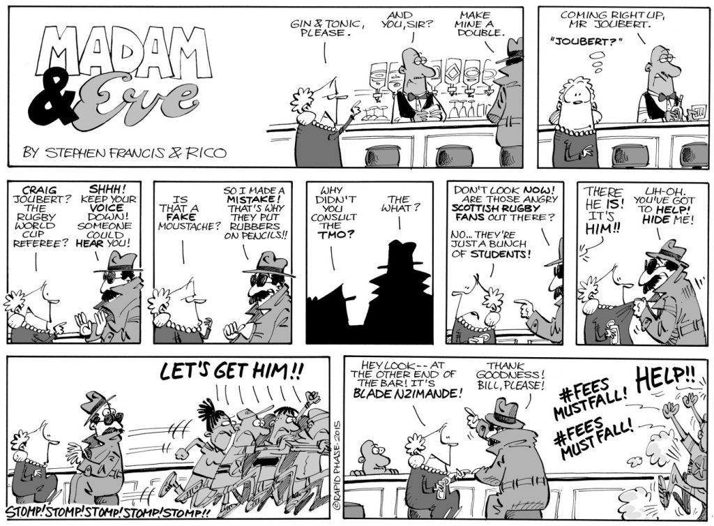 Madam and Eve: Blade at the bar